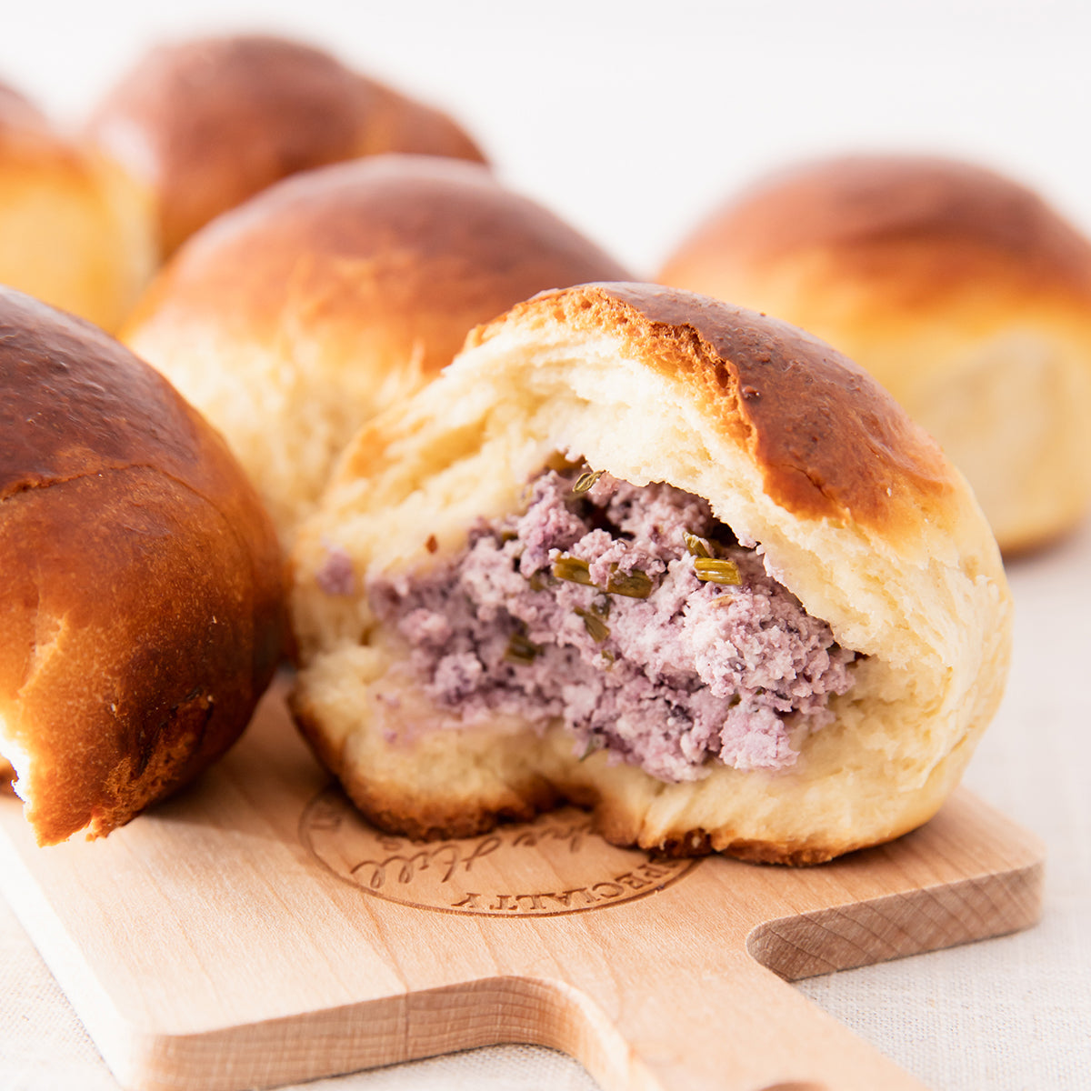 Goat Cheese & Blueberry Stuffed Rolls