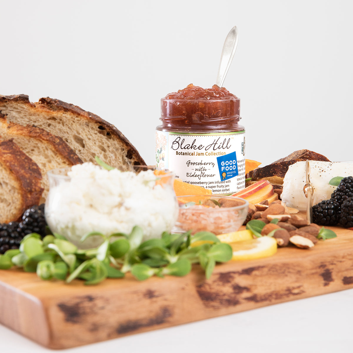 Sweet Pairing of Creamy Goat Cheese with Gooseberry & Elderflower Chee – Blake Hill Preserves