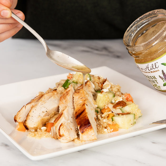mint lime vinaigrette