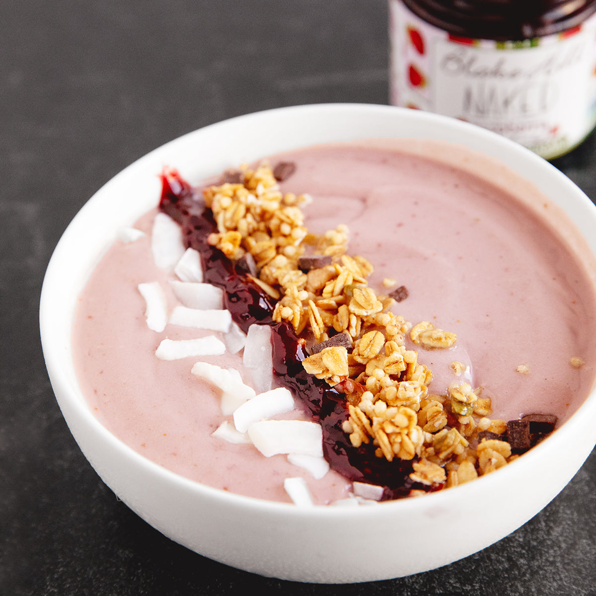 Naked Raspberry Smoothie Bowl