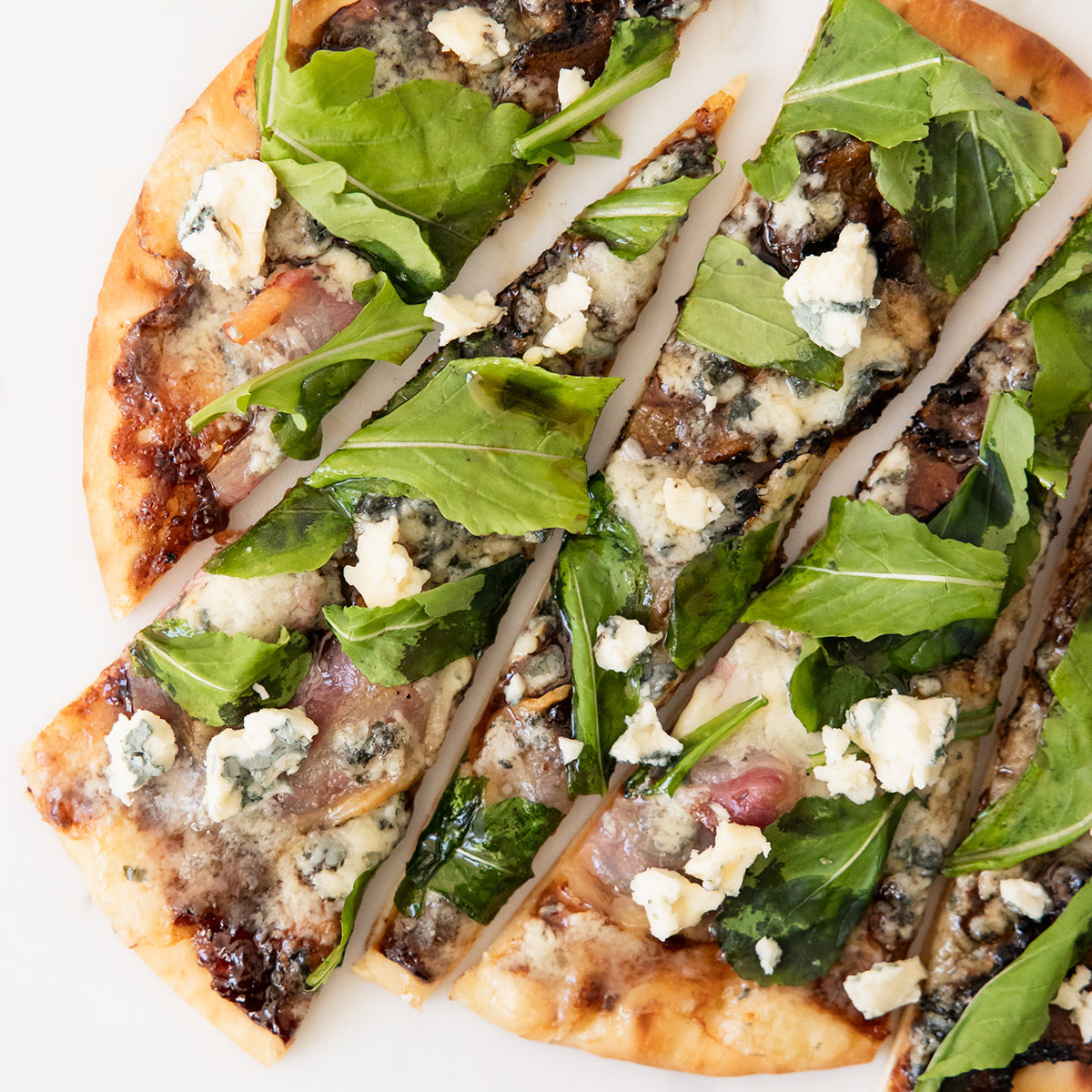 Spiced Plum & Blue Cheese Flatbread