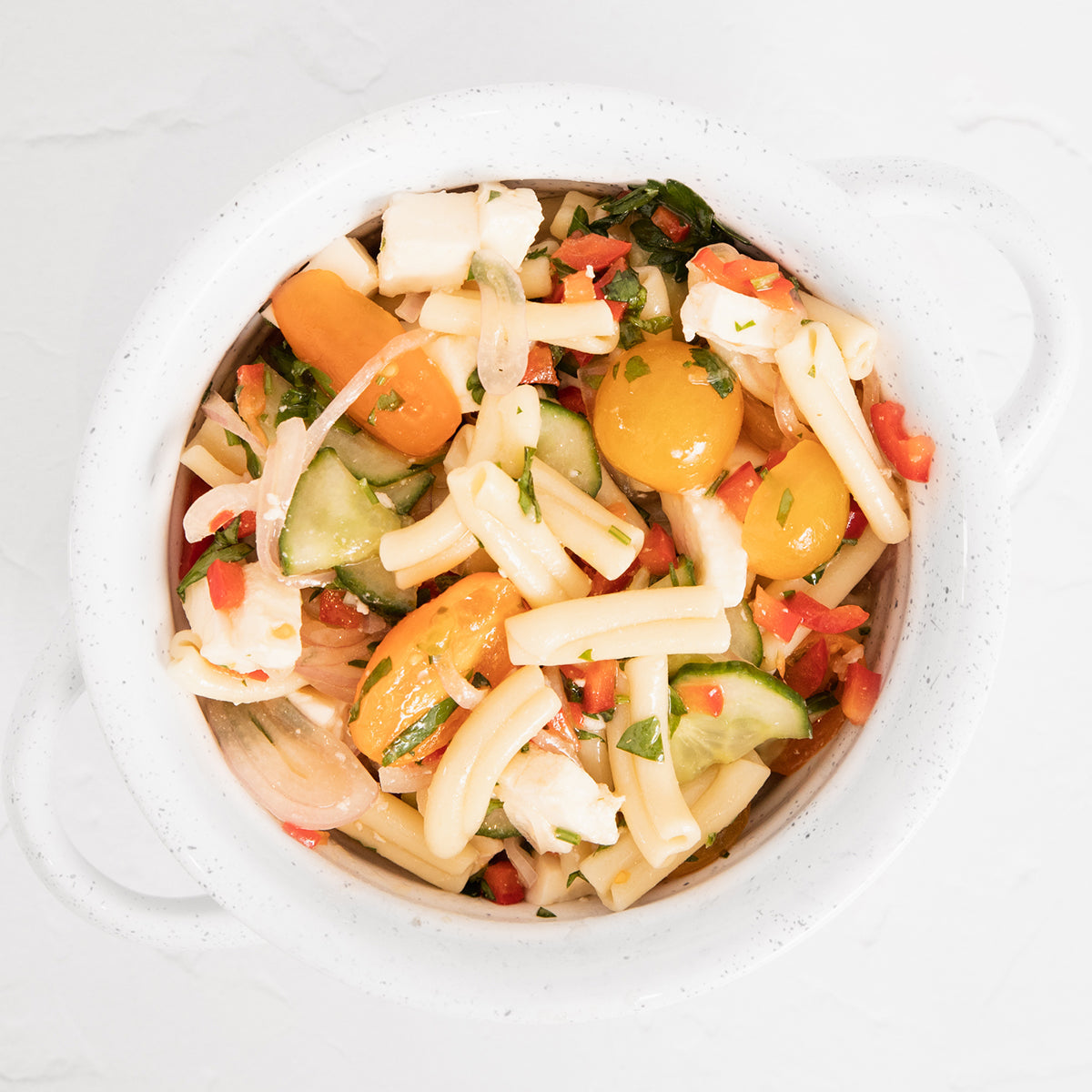 Spicy Mango Habanero Pasta Salad