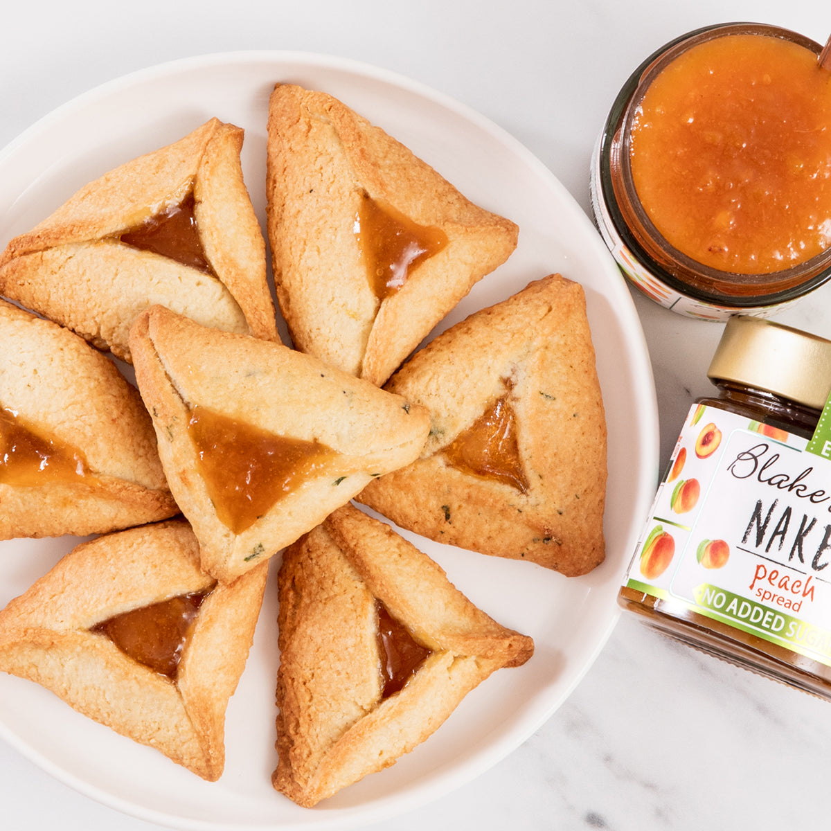 Peach Basil Hamantaschen