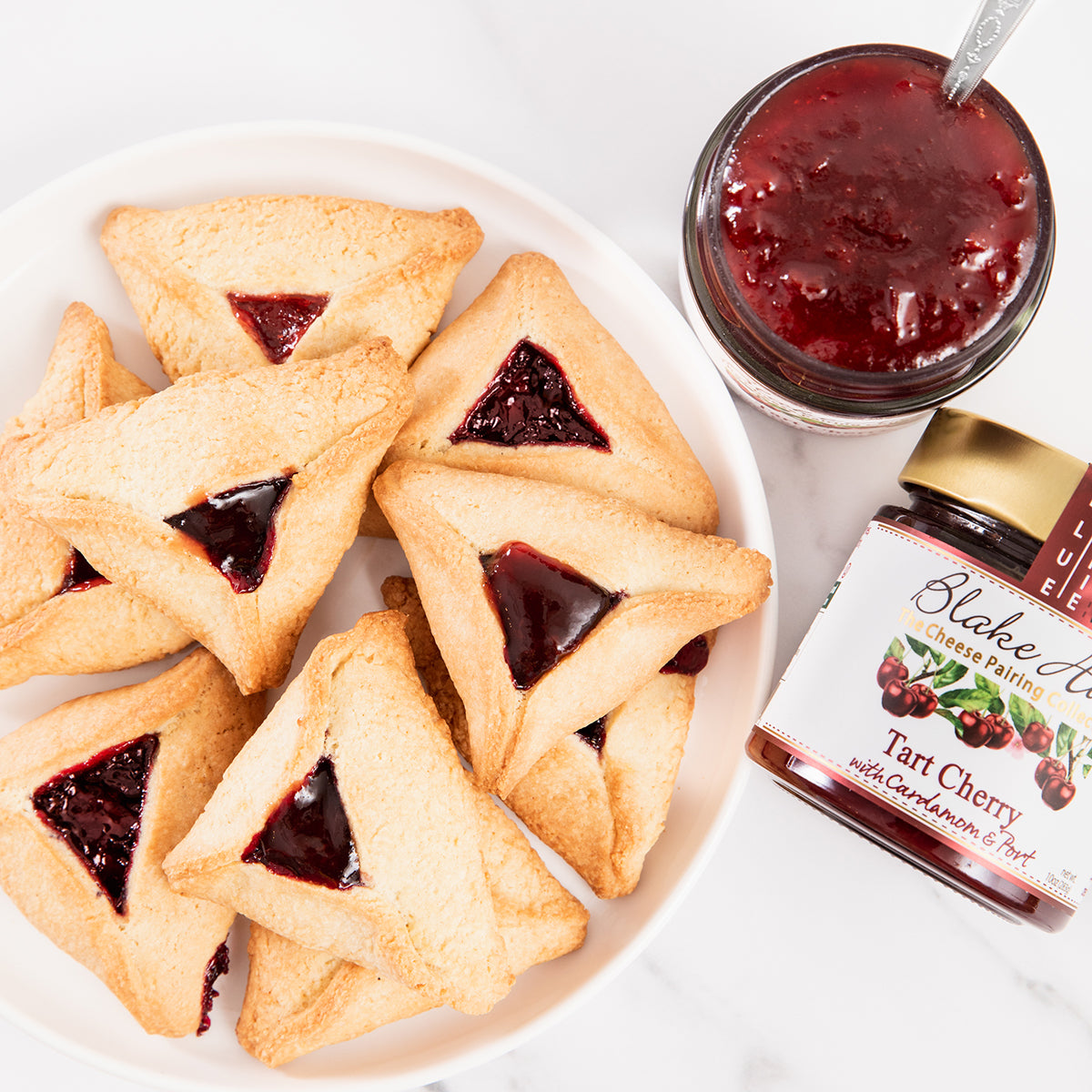 Cherry Cardamom Hamantaschen
