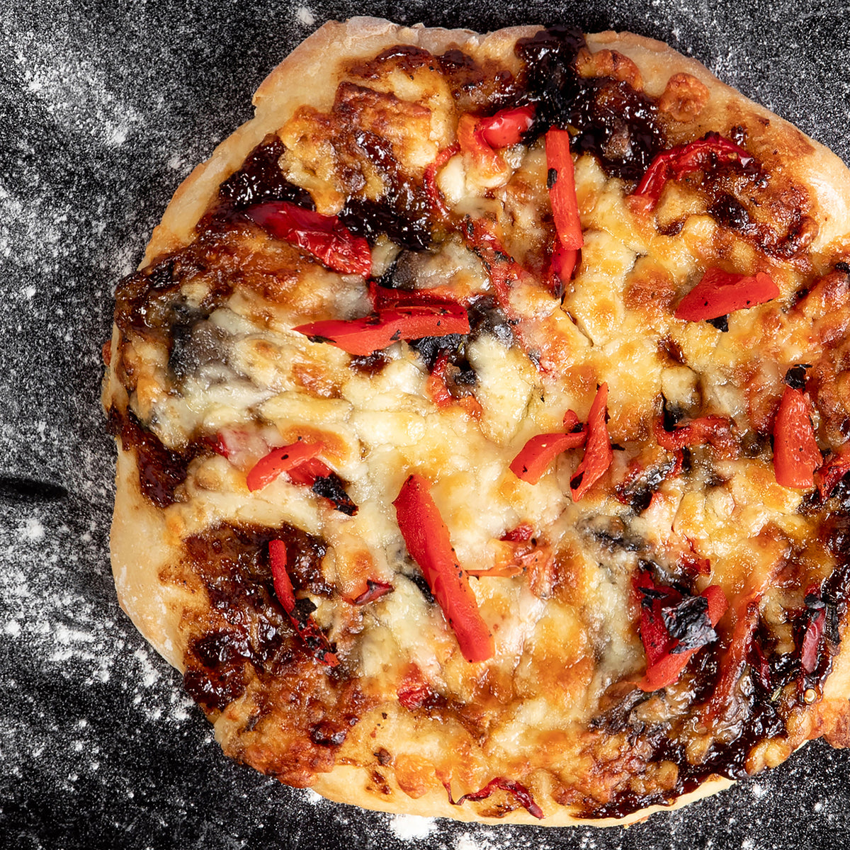 Caramelized Onion Pizza with Mushrooms & Gruyère – Blake Hill Preserves