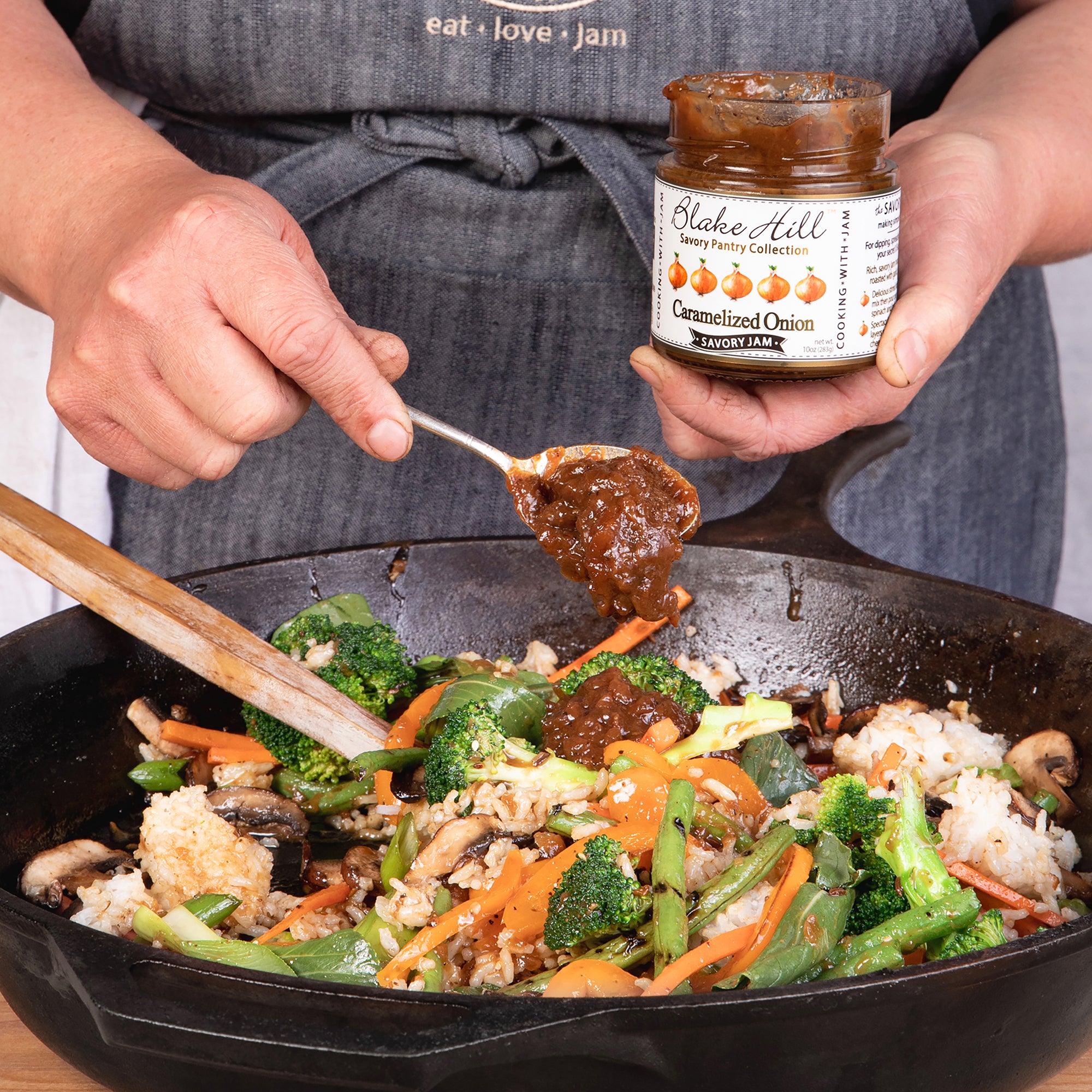 Caramelized Onion Veggie Stir Fry