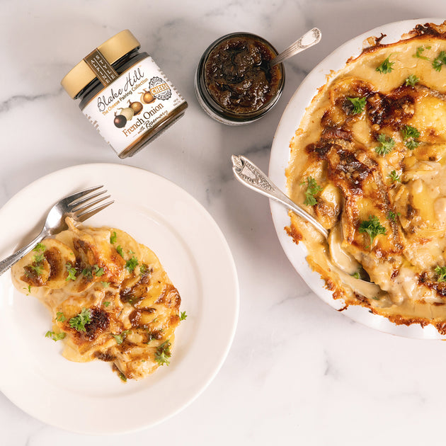 french onion tartiflette