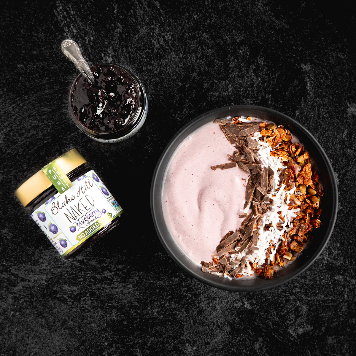 Naked Blueberry, Banana & Coconut Smoothie Bowl – Blake Hill Preserves