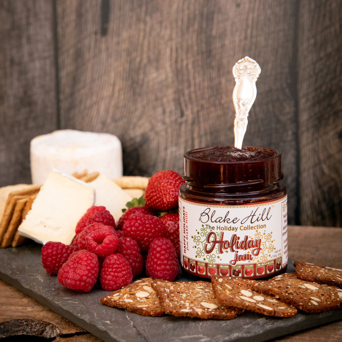 Holiday Jam Cheese Board with Nettle Meadow's Adiron-Jack – Blake Hill Preserves