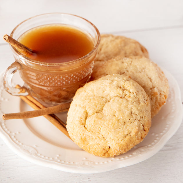 apple maple shortbread cookies