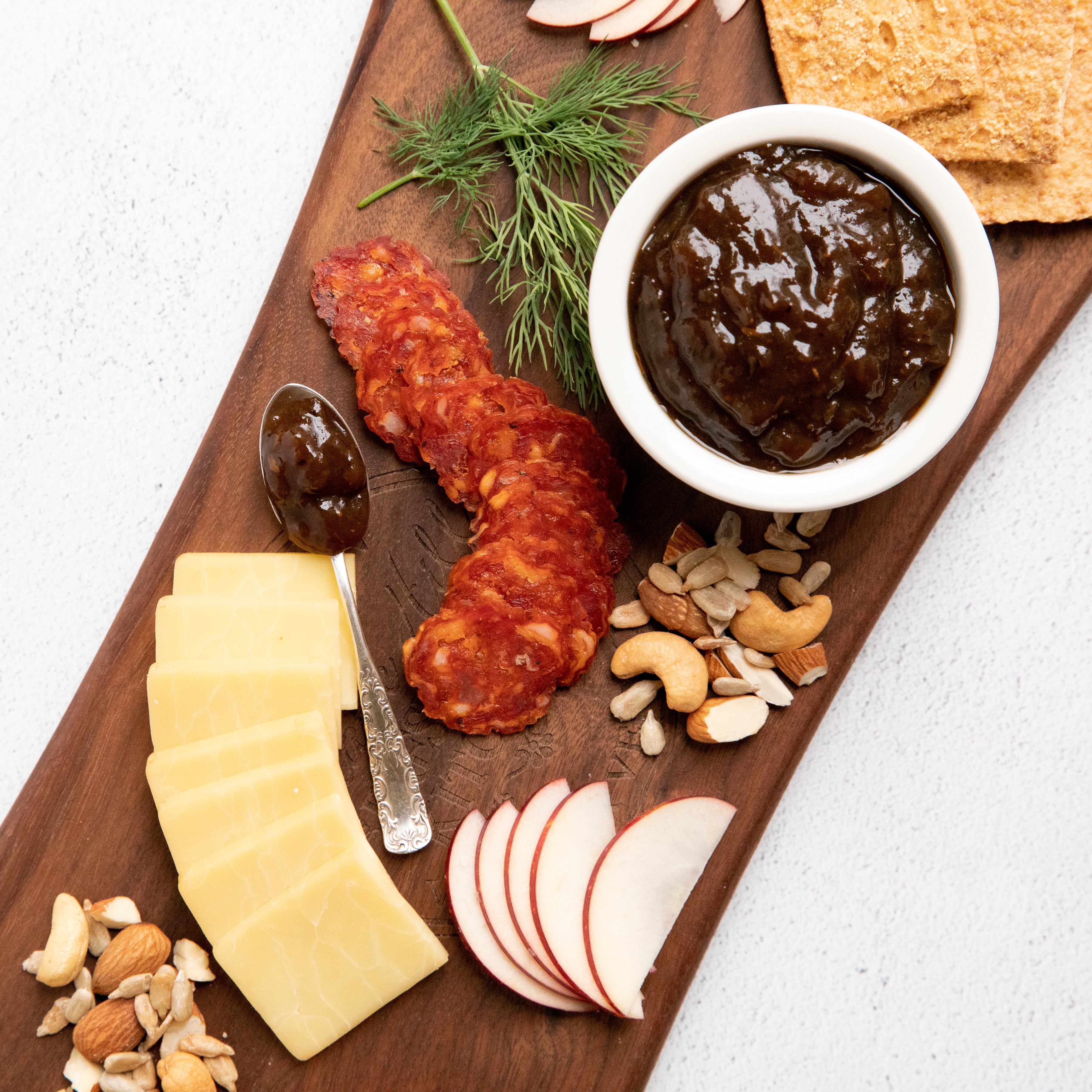 Cheese Board with Maple Onion Jam