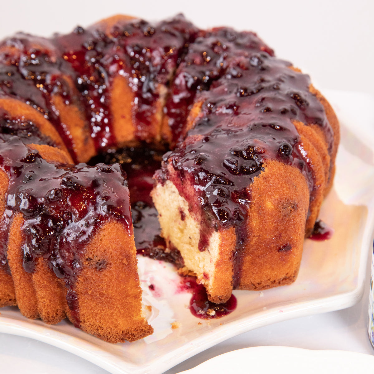 Blueberry Lavender Botanical Bundt Cake – Blake Hill Preserves
