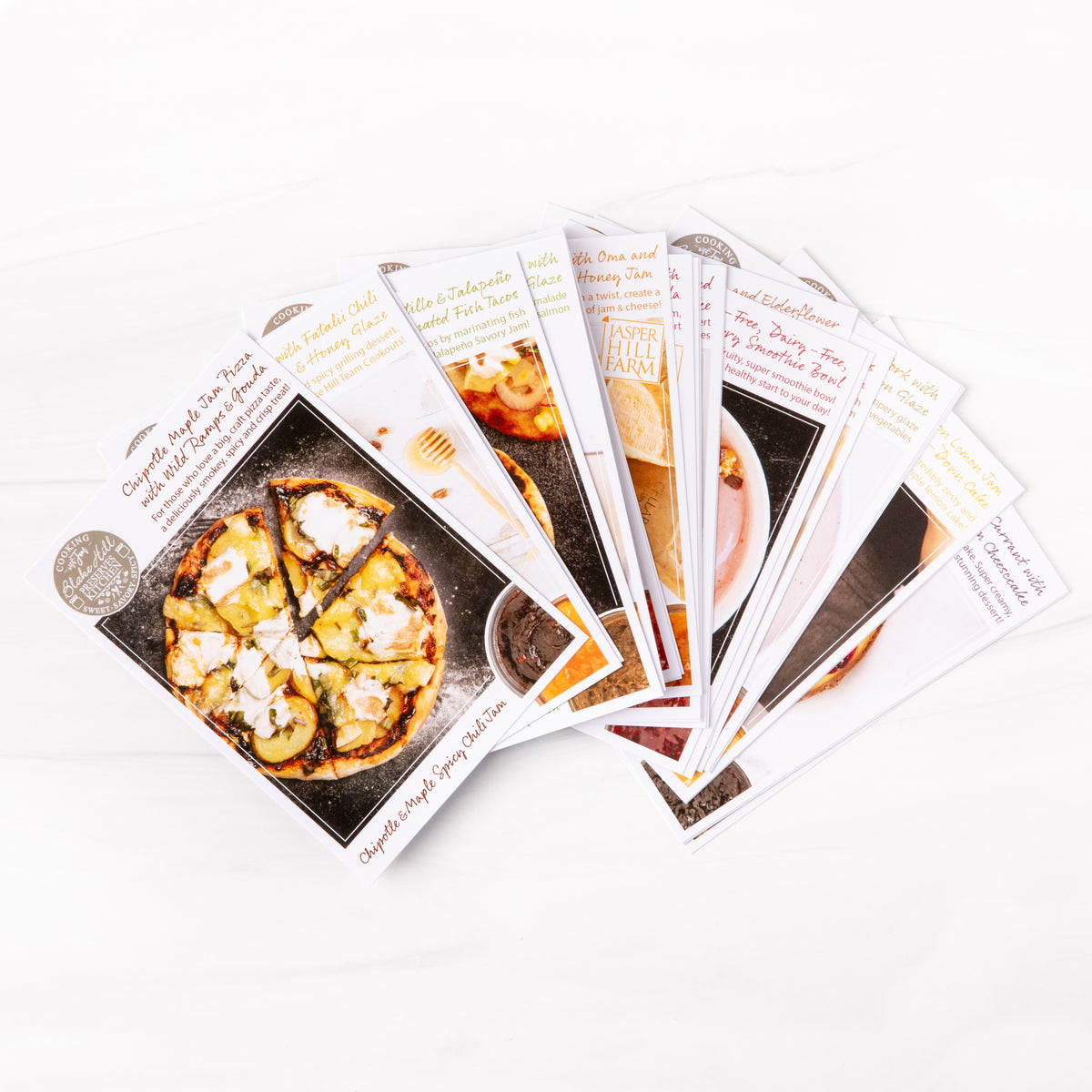 Jam-Inspired Recipe Cards