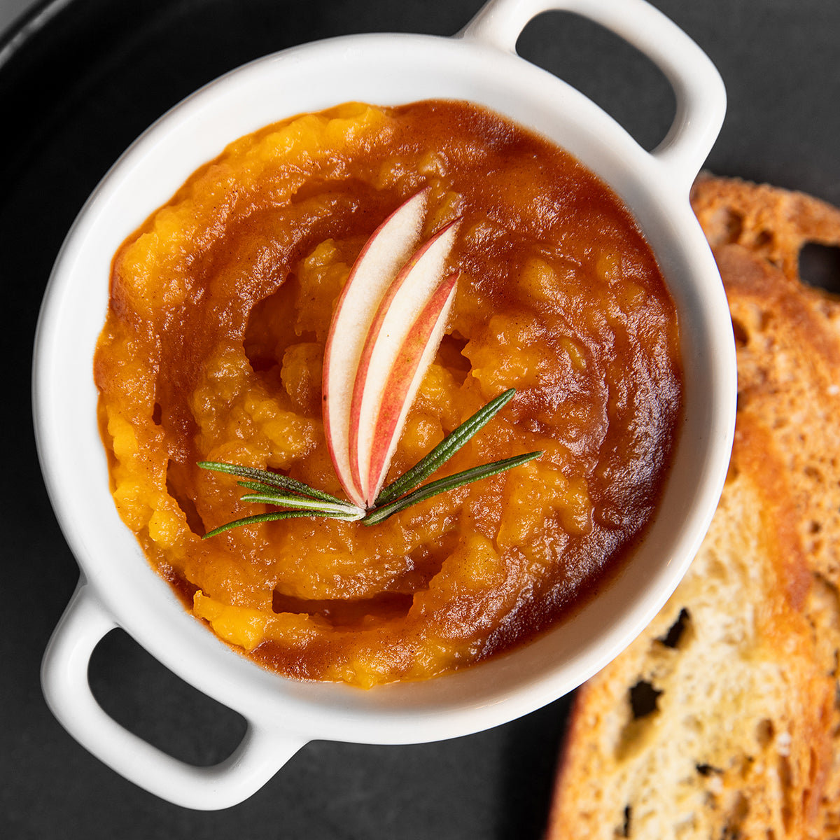 Apple Maple Butternut Squash Bisque