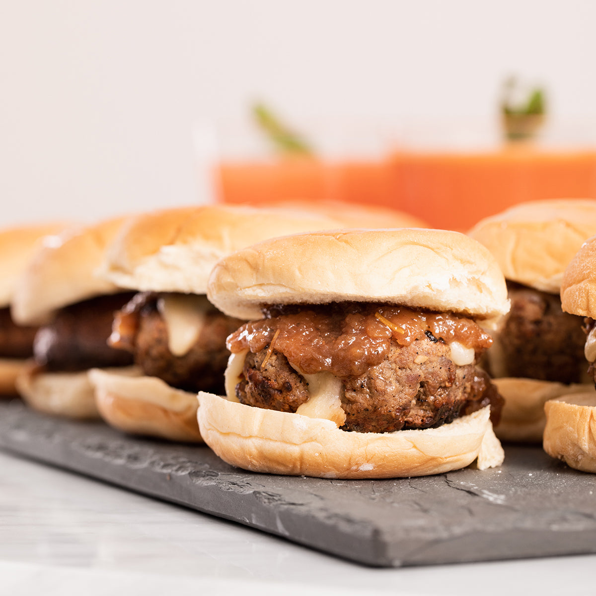 Caramelized Onion Beef Sliders