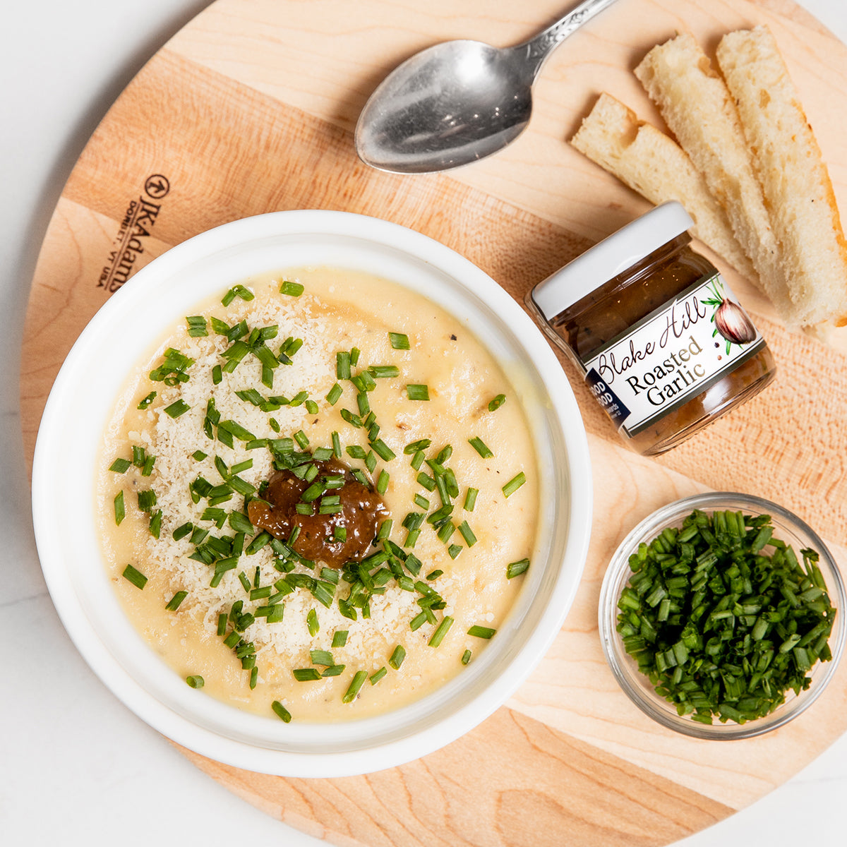 Roasted Garlic Potato Chowder