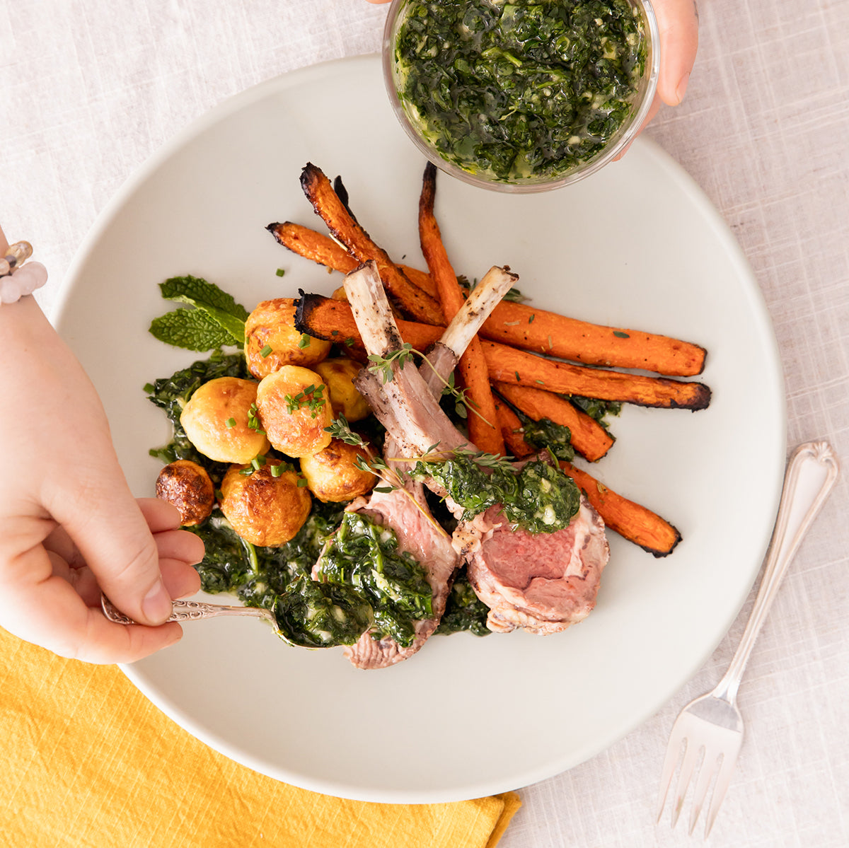 Mint & Cilantro Chimichurri