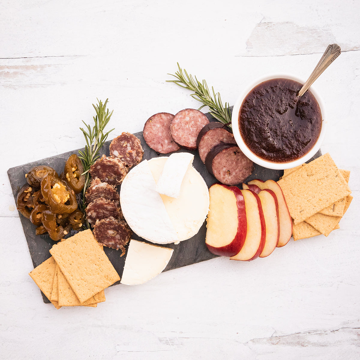 Apple Butter & Kunik Cheese Board