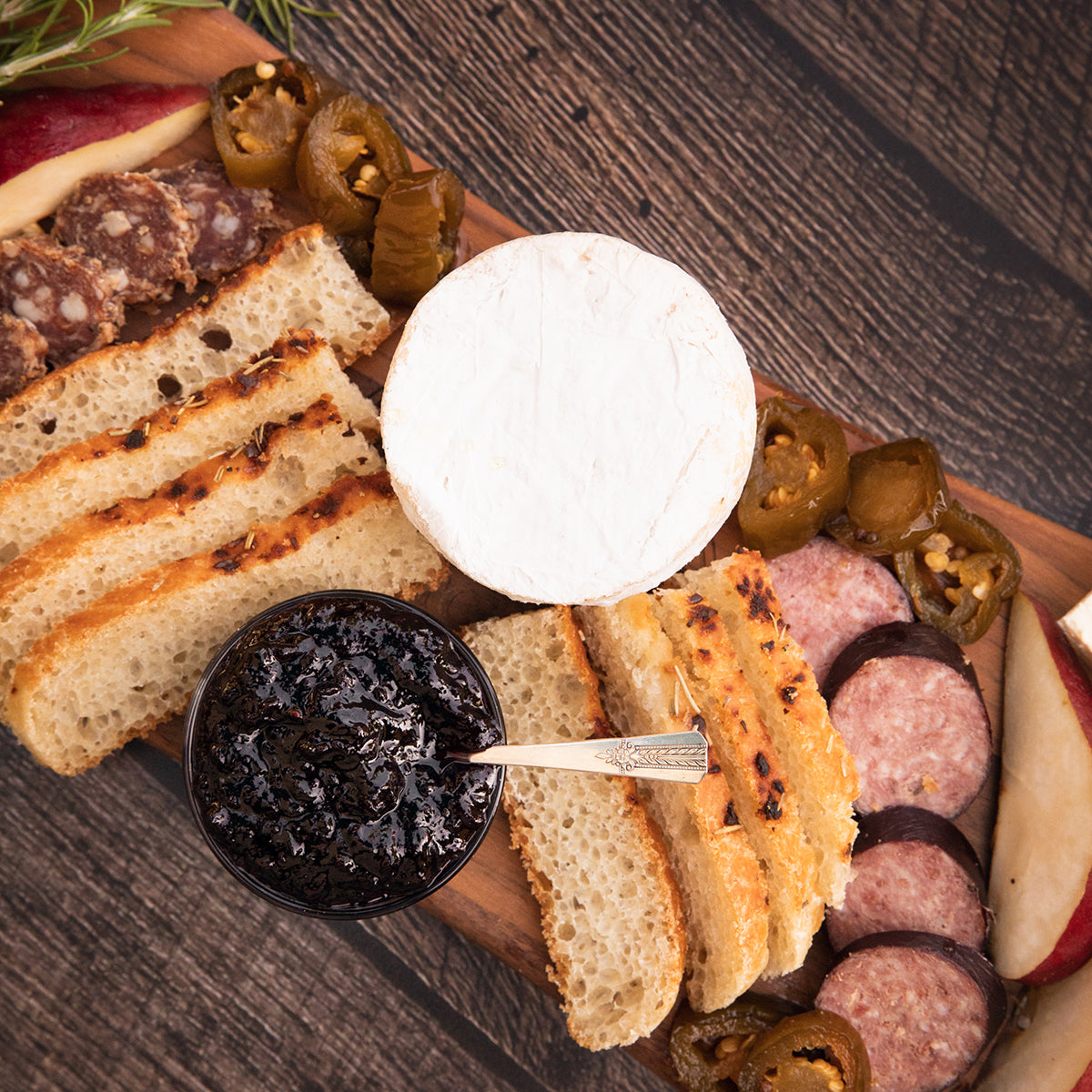 Black Currant with Wild Mint & Kunik Cheese Board