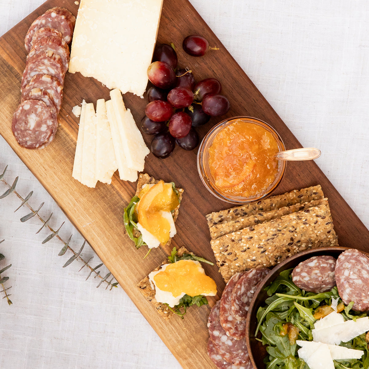 Orange & Cheddar Salad Board