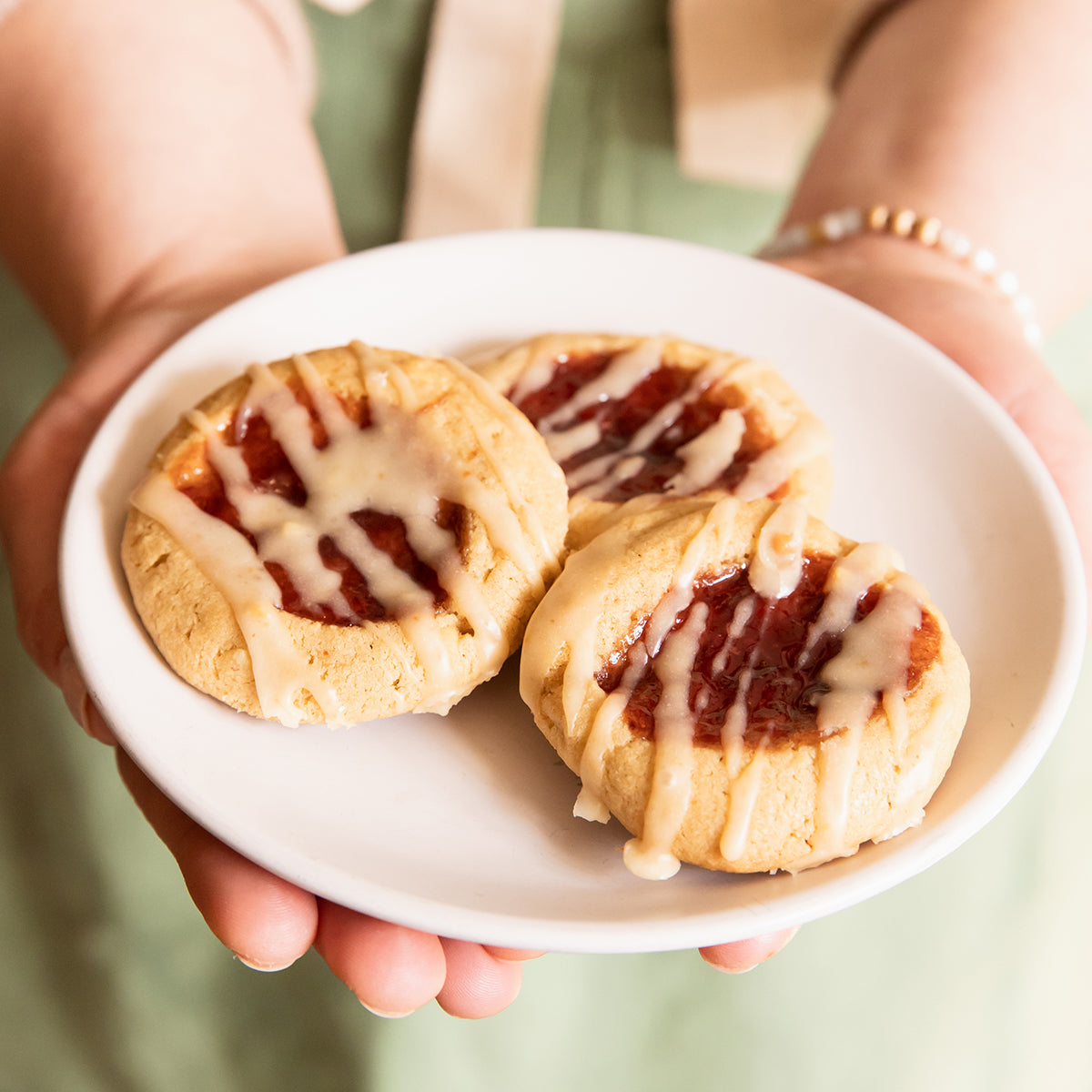 PB & Jam Thumbprint Cookies