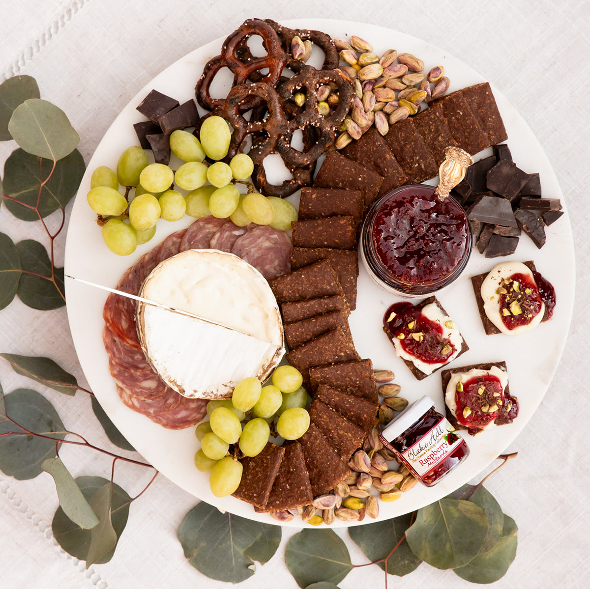 Sweet, Spiced & Bloomy Cheese Board