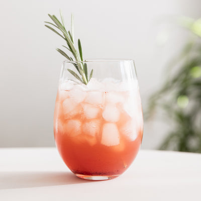 'Cranberry Bourbon Fizz' Cocktail