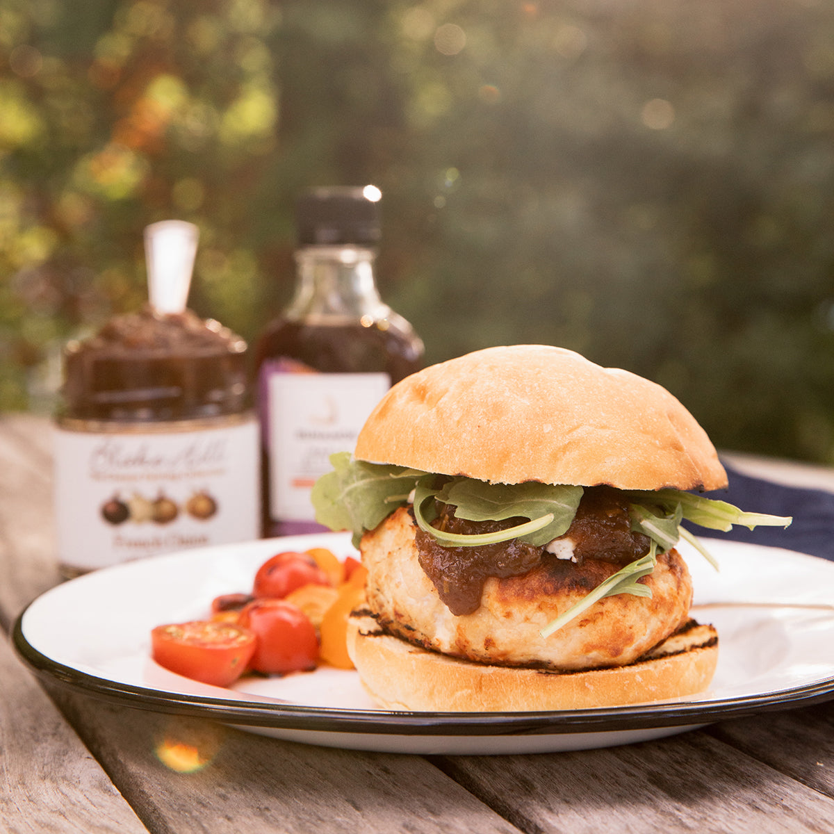 Spiced Onion Turkey Burger