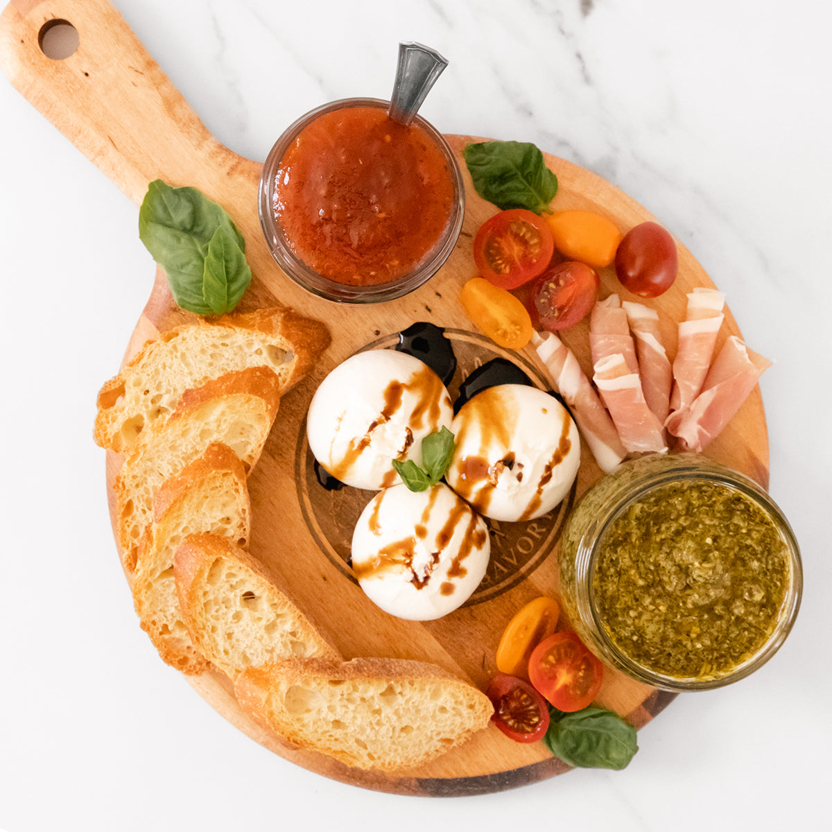 Fresh Tomato Cheese Board