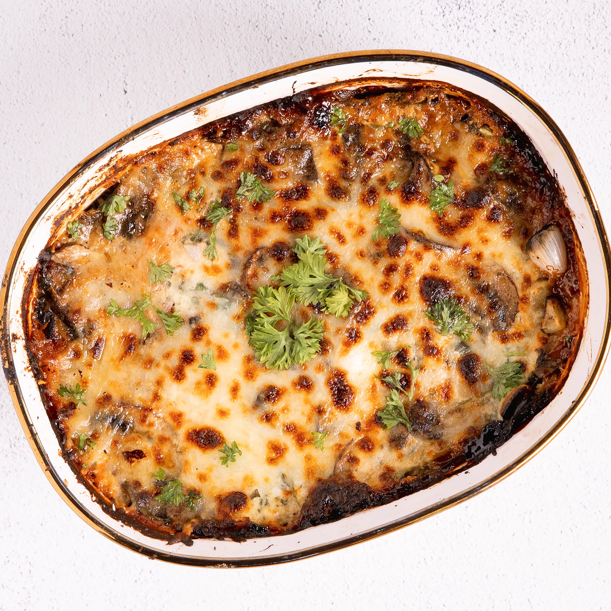 Eggplant & Fresh Tomato Jam Lasagna