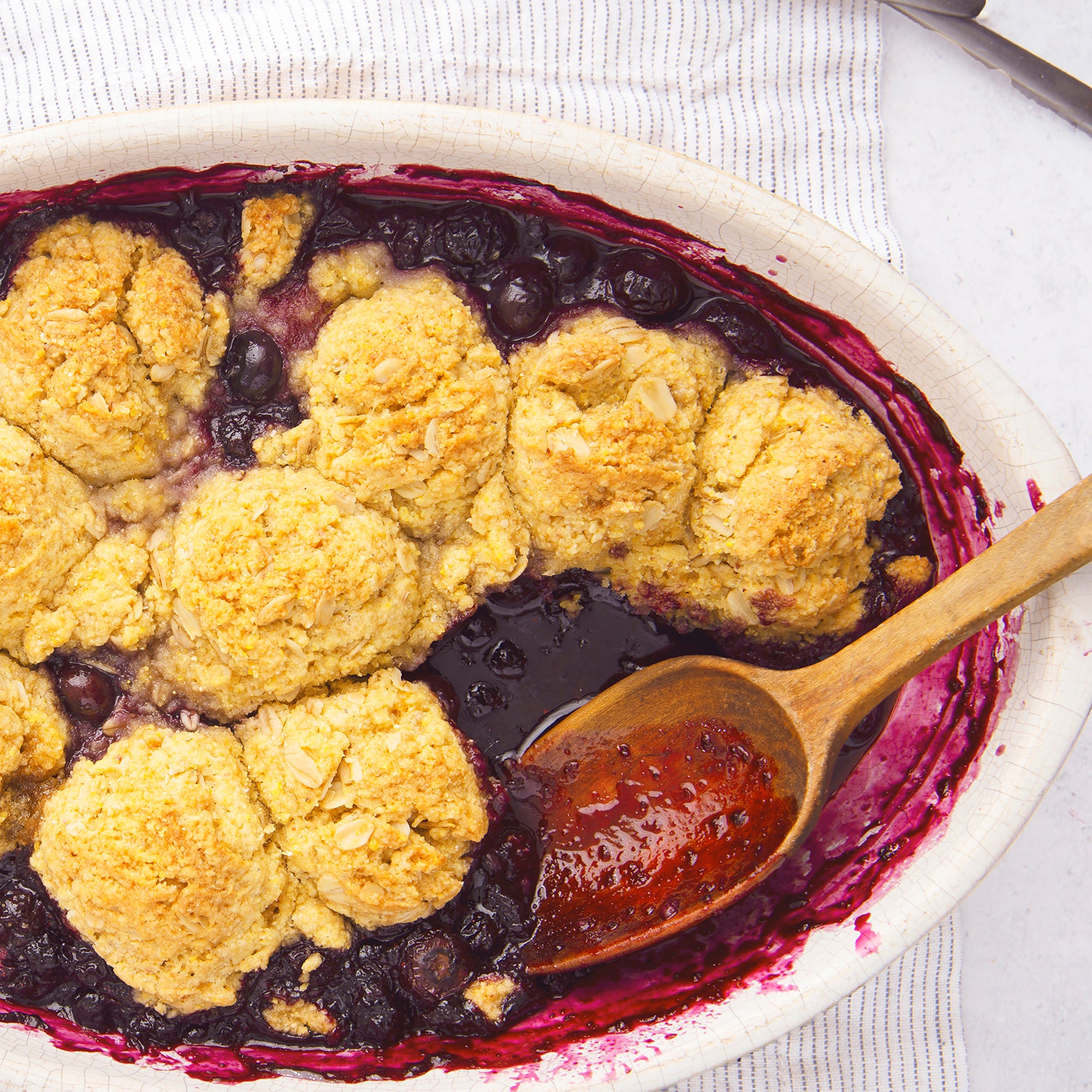 Wild Blueberry Fruit Crumble