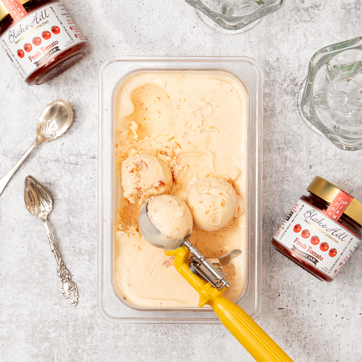 Fresh Tomato Ice Cream