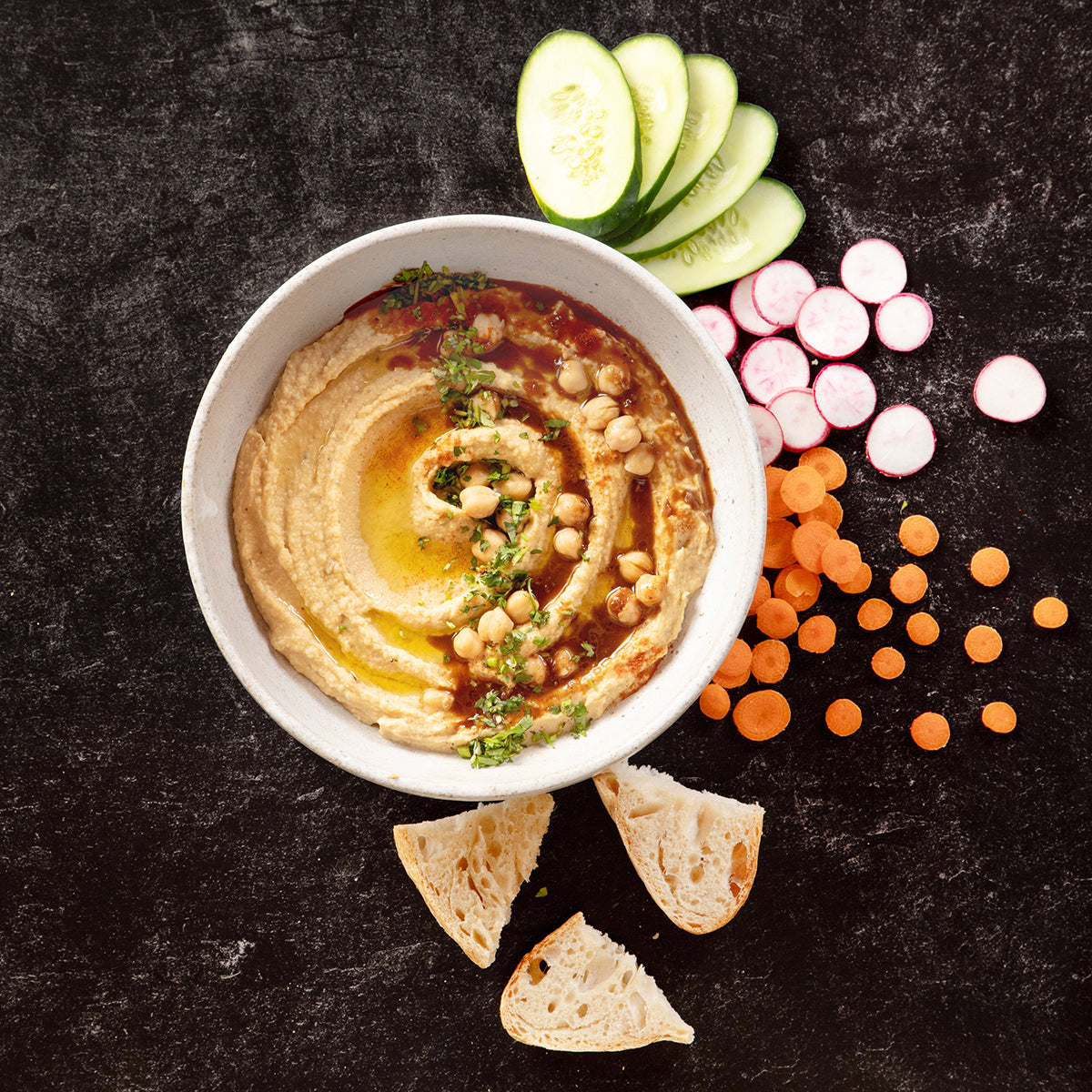 Homemade Roasted Garlic Hummus