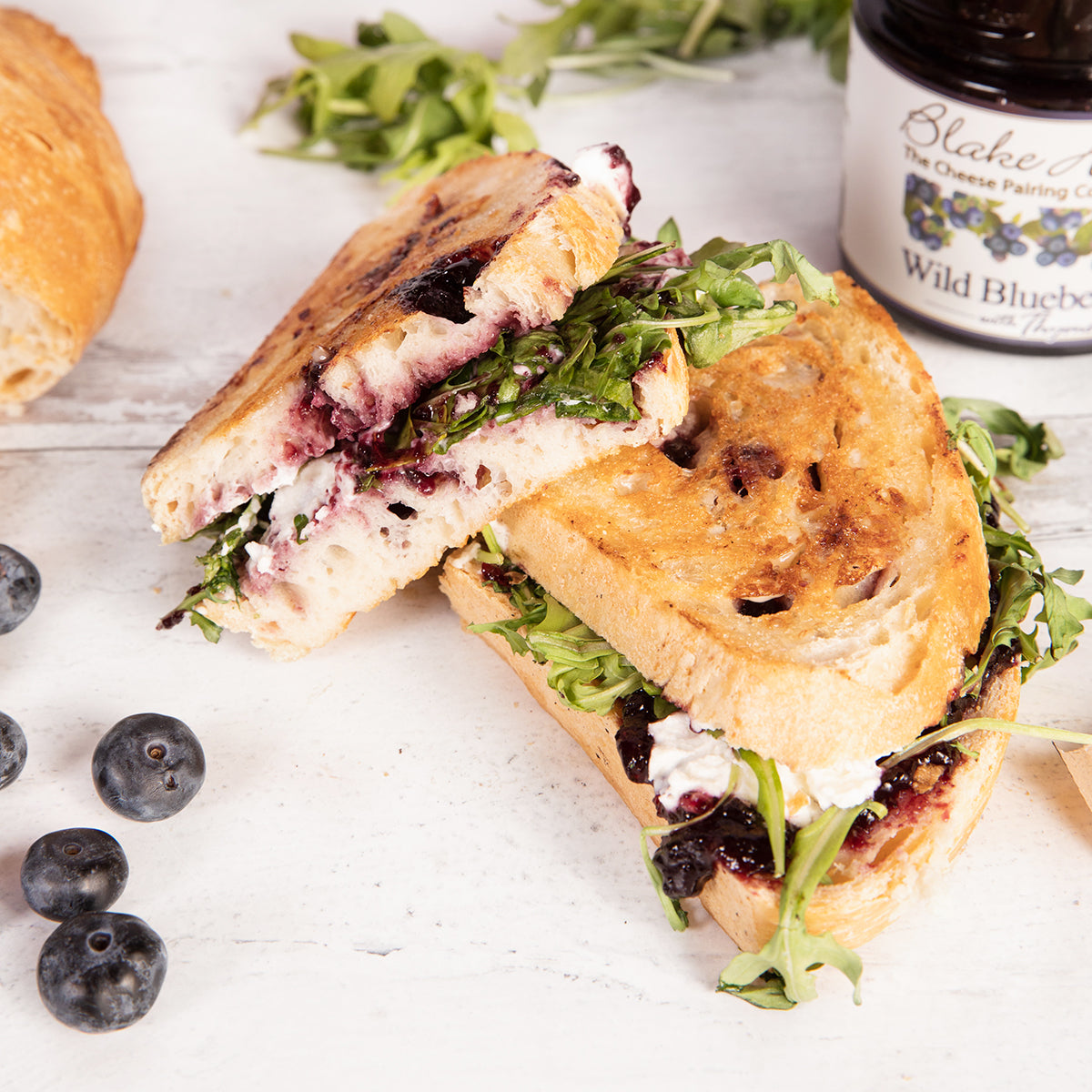 Grilled Cheese with Blueberry & Thyme
