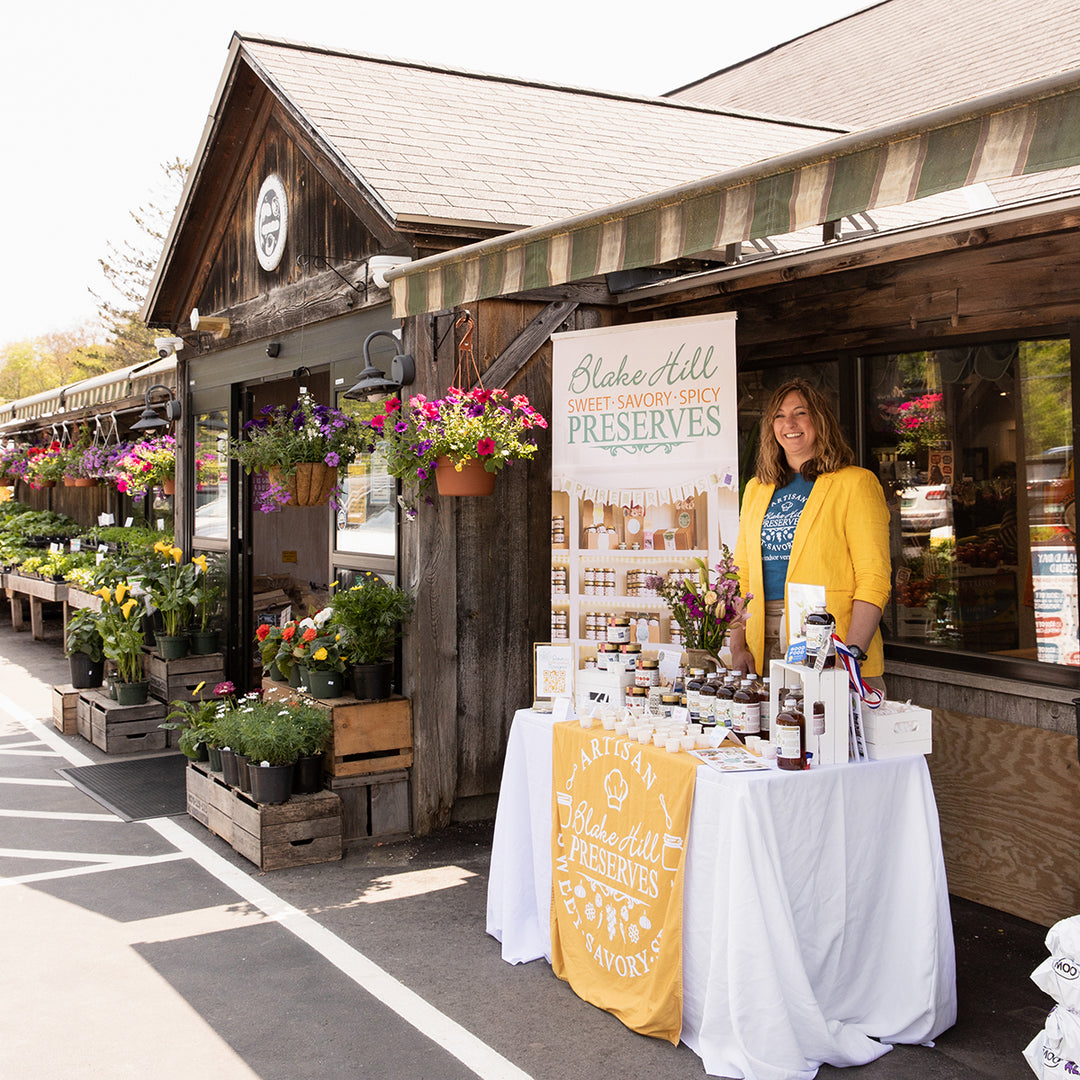 Blaire store farmers market set jam tasting