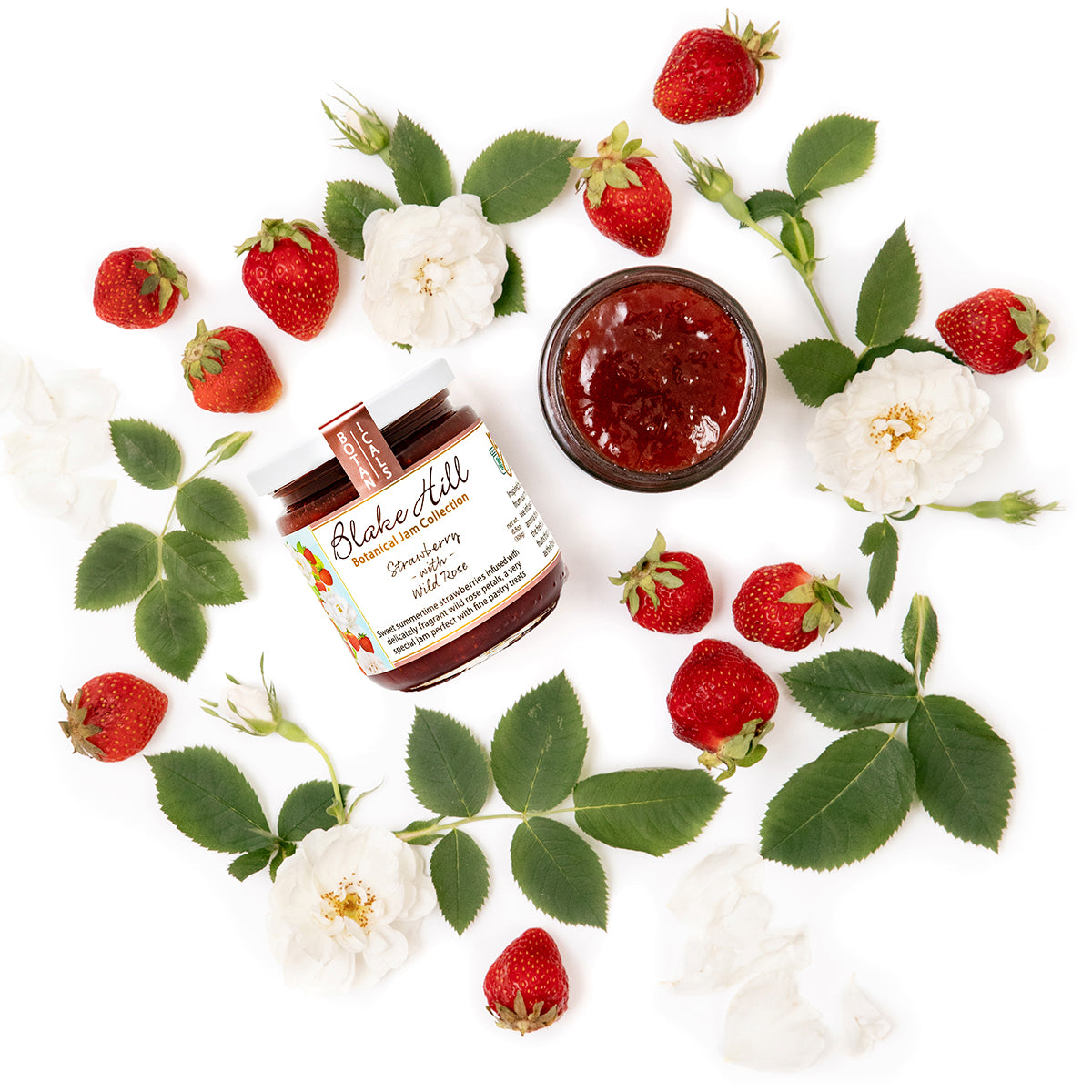 Strawberry with Wild Rose – Blake Hill Preserves